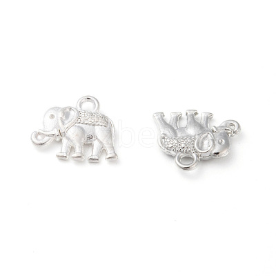 Vintage Elephant Charms A-PALLOY-ZN-47017-M-FF-1