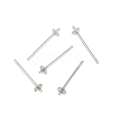 Tarnish Resistant 304 Stainless Steel Stud Earring Findings STAS-Q036-1-1