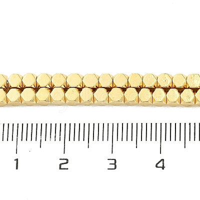 Electroplated Synthetic Non-Magnetic Hematite Beads Strands G-H020-H01-02-1