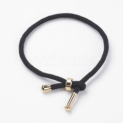 Cotton Twisted Cord Bracelet Making MAK-L012-03-1