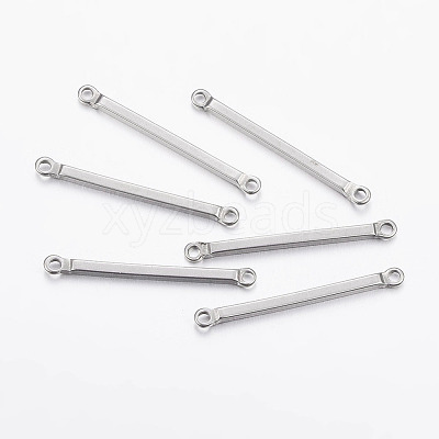 Tarnish Resistant 304 Stainless Steel Bar Links connectors STAS-I071-10P-1