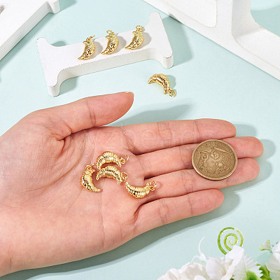 8Pcs Brass Pendants KK-TA0002-75-1