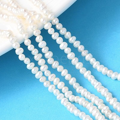 Natural Cultured Freshwater Pearl Beads Strands PEAR-I007-07K-05-1