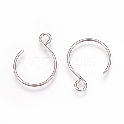 Tarnish Resistant 304 Stainless Steel Earring Hooks STAS-L216-02B-P-1