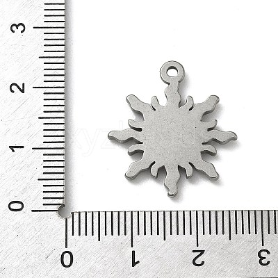 304 Stainless Steel Pendants STAS-P422-02A-P-1