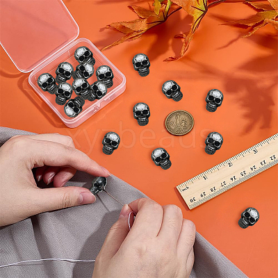 24Pcs 1-Hole Alloy Shank Buttons BUTT-PH0001-81B-1