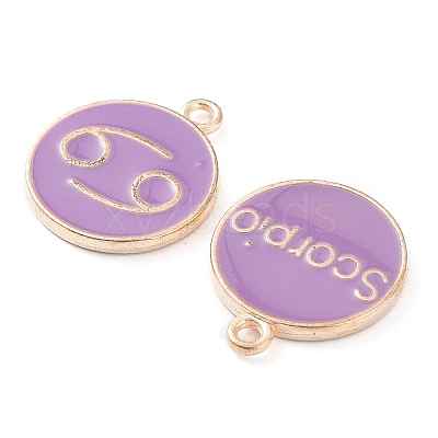 Alloy Enamel Pendants ENAM-S124-01A-01-1