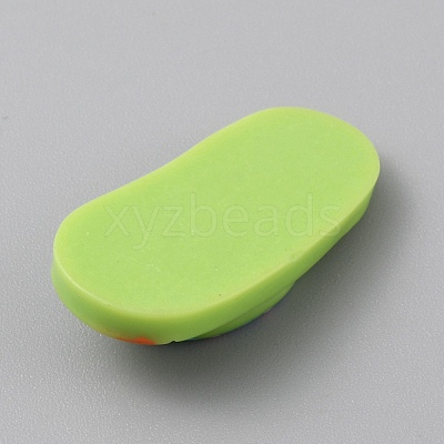 Opaque Resin Cabochons RESI-WH0077-30A-1