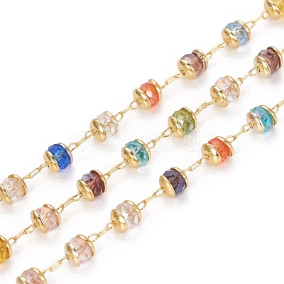 Handmade Glass Beaded Chains X-KK-I647-13C-1