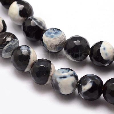 Natural Fire Crackle Agate Bead Strands G-K166-06F-8mm-04-1