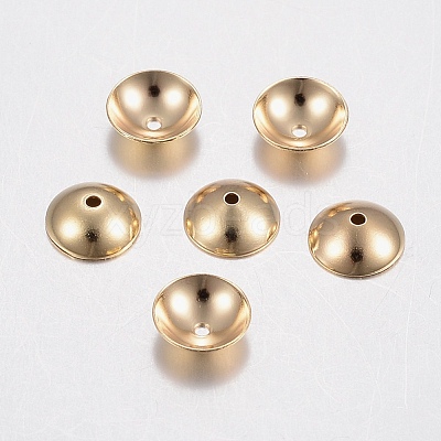 304 Stainless Steel Bead Caps STAS-H436-35-1