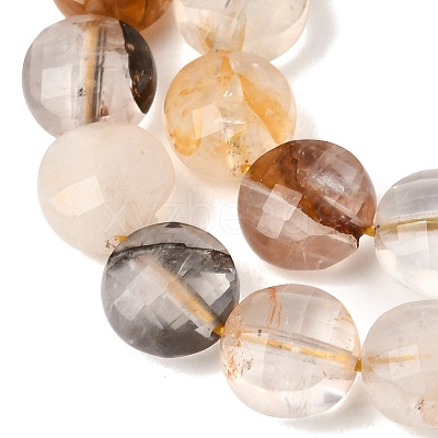 Natural Yellow Hematoid Quartz Golden Healer Quartz Beads Strands GG-CBA4808-H01-02-1
