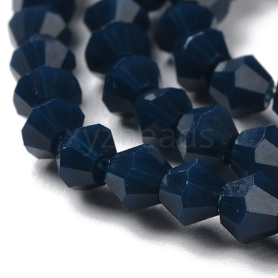 Opaque Solid Color Imitation Jade Glass Beads Strands LS-EGLA-A039-P4mm-D09-1
