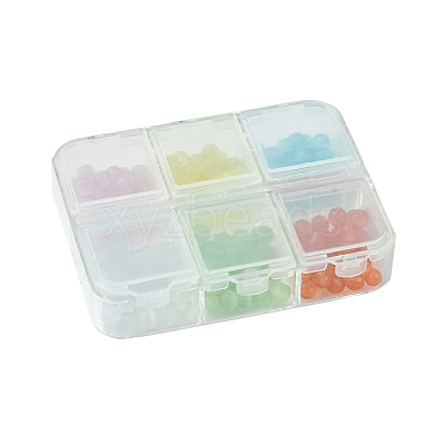 180Pcs 6 Colors Cat Eye Beads Strands CE-FS0001-01-1
