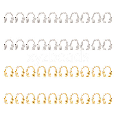 40Pcs 2 Colors 925 Sterling Silver Wire Guardian FIND-GO0002-71-1