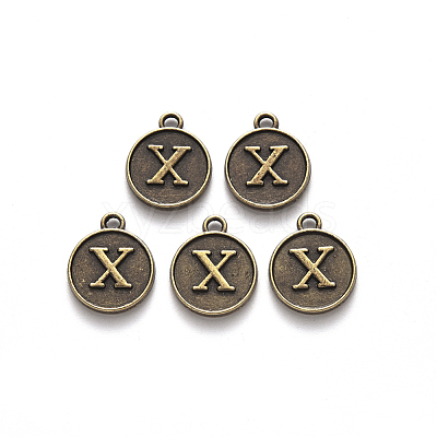 Alloy Pendant Cabochon Settings PALLOY-N156-01X-AB-1