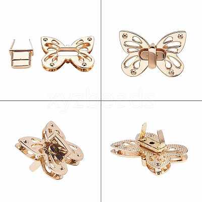 Zinc Alloy Bag Twist Lock Accessories PH-PALLOY-G233-02-1