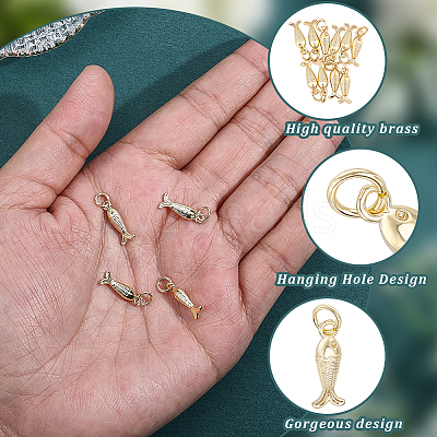 10Pcs Brass Pendants KK-BBC0025-86-1