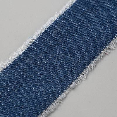 Polyester Lace Trim Ribbon OCOR-WH0108-19E-1
