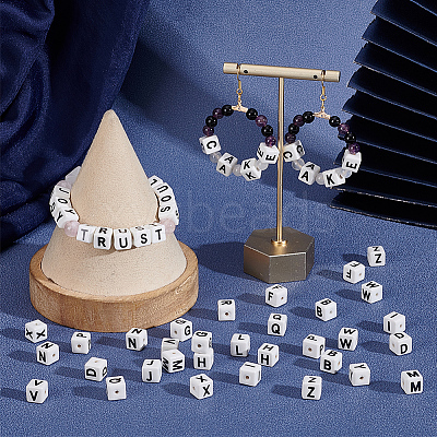 52Pcs 26 Styles Glazed Porcelain Beads PORC-UN0001-03-1