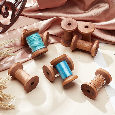 Wooden Empty Spools for Wire TOOL-WH0125-86-1