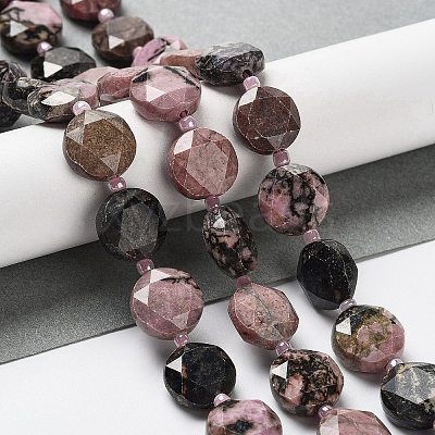 Natural Rhodonite Beads Strands LS-G-NH0004-025-1