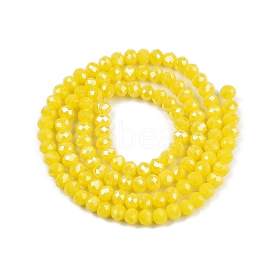 Electroplate Glass Beads Strands EGLA-A044-P3mm-A04-1