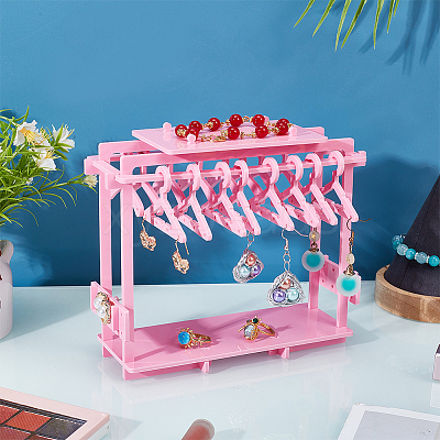 Opaque Acrylic Earring Display Stands EDIS-WH0035-19A-1