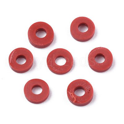Handmade Polymer Clay Beads CLAY-Q251-6.0mm-102-1