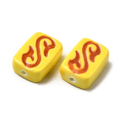 Handmade Porcelain Beads PORC-K010-02A-1