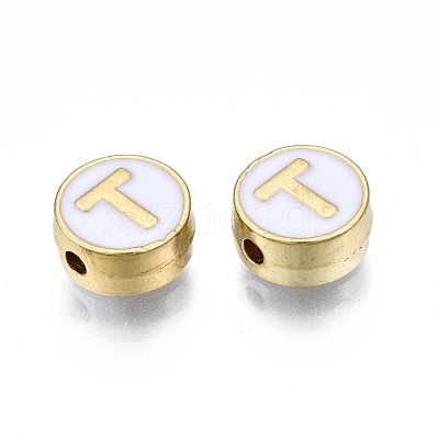 Alloy Enamel Beads X-ENAM-N052-006-01T-RS-1