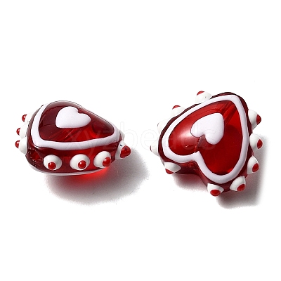 Handmade Lampwork Beads LAMP-D003-02C-1
