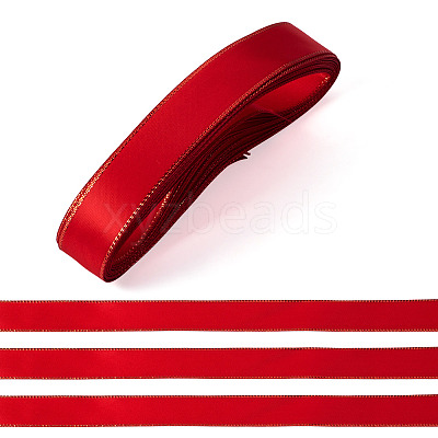 5M Polyester Gold Edged Satin Ribbon OCOR-TADJ0001-05A-1