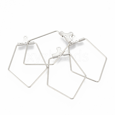 Tarnish Resistant 304 Stainless Steel Pendants STAS-S103-04-1