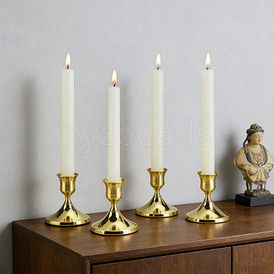 18Pcs Aluminium & Iron Candle Holders AJEW-WA0004-85A-1