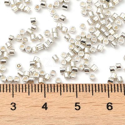 Electroplate Glass Seed Beads SEED-S042-01B-08-1