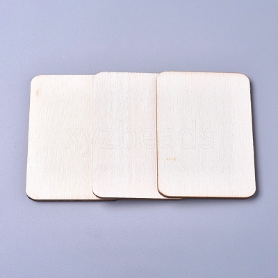 Unfinished Blank Poplar Wood Cabochons WOOD-D021-02B-1
