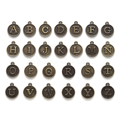 Alloy Pendant Cabochon Settings For Enamel PALLOY-YW0001-10AB-1