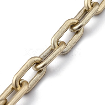 Handmade Spray Painted CCB Plastic Cable Chains AJEW-JB00729-02-1
