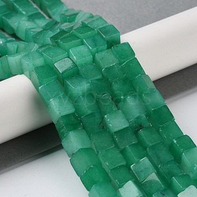 Natural Dyed White Jade Beads Strands G-Q008-C01-01C-1