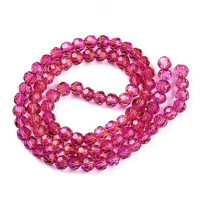 Baking Paint Transparent Glass Beads X1-DGLA-A035-T4mm-A03-1