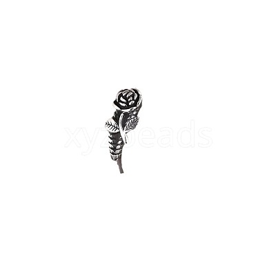 Alloy Rose Finger Rings WG6B24B-05-1