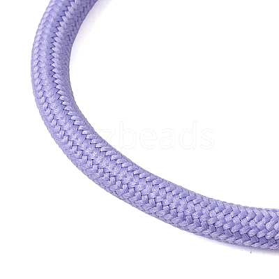 Braided Round Polyester Cord Bracelet Makings FB-CBAEDA0-01G-33-1
