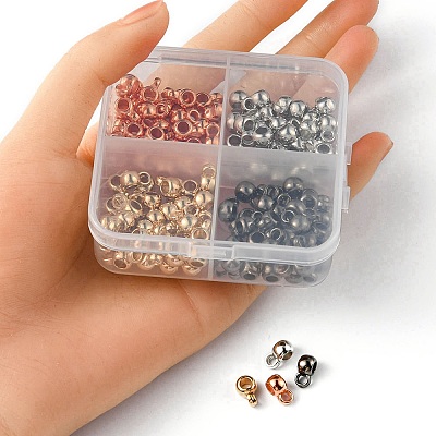 4 Colors CCB Plastic Tube Bails CCB-YW0001-12B-1