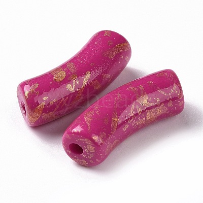 Opaque Acrylic Beads OACR-A016-05F-1