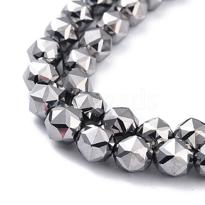 Terahertz Stone Beads Strands G-D461-17D-1