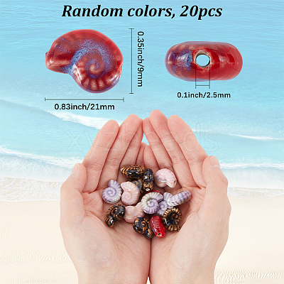 2 Sets Handmade Porcelain Beads for DIY Bracelet Accessories PORC-SP0001-28-1