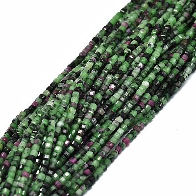 Natural Ruby in Zoisite Beads Strands G-E576-72-1