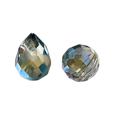 Transparent Glass Pendants GLAA-P070-A02-1