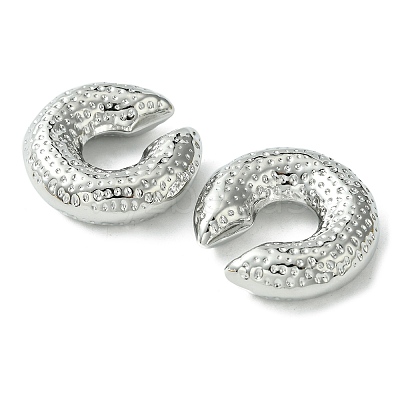 Brass Cuff Earrings for Women EJEW-D094-02P-1